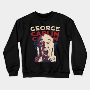 George Carlin Graphic Design Crewneck Sweatshirt